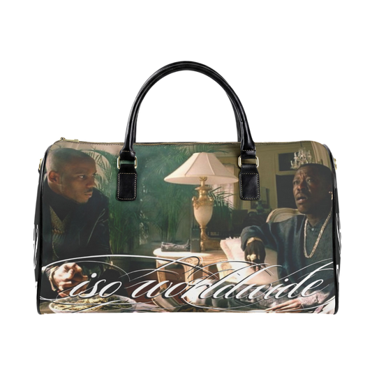 DINNER TABLE POLITICS DUFFLE — ISO 001
