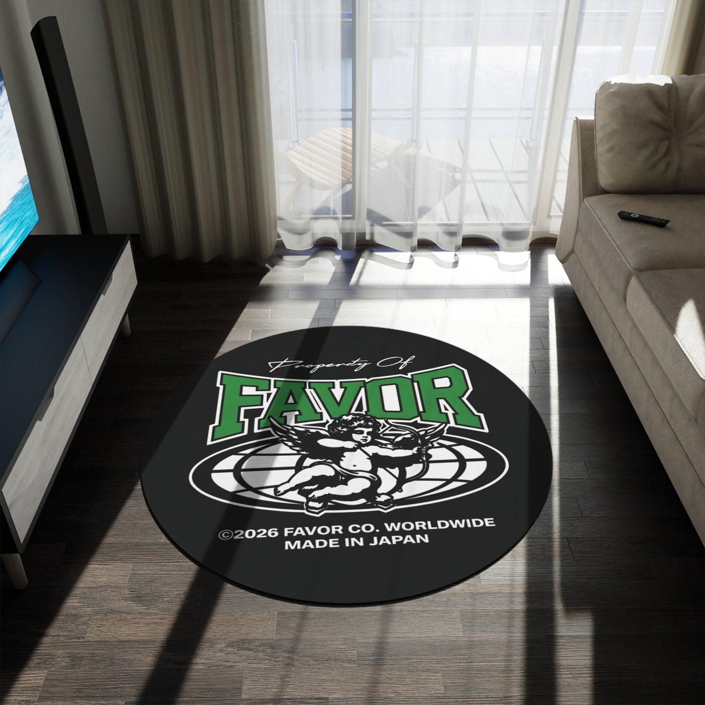 IN FAVOR WE TRUST RUG